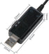 DROK USB to 9V Adapter, 5V to 12V Step Up Converter, USB to 12V DC Power Cable Voltage Regulator 1A