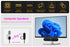 XKX Computer Speakers for Desktop PC Monitor, USB Plug-in, Wired, Computer Soundbar for PC, Laptop Speakers