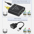Gigabit Ethernet Splitter 1 to 2 - RJ45 Internet Splitter Adapter with USB Power Cable, 1000Mbps High Speed for 2