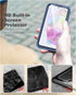 FNTCASE Samsung Galaxy A35-5G Case: Rugged Dual Layer Silicone Cover with Built-in Screen Protector, Slim Shockproof