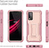 ExoGuard Rubber Shockproof Case for T-Mobile REVVL V Plus 5G, Full-Body Cover with Built-in Screen Protector and