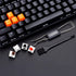 Keycap Puller Switch Puller Stainless Steel Tool with 2 Pcs Keyboard Cleaning Brush for Mechanical Keyboard