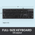 Perixx PERIBOARD-517 Wired Washable USB Keyboard, Certified IP 65 Level, Black, US English Layout