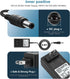 24V AC/DC Massage Gun Charger Compatible with Toluca EM 26, ERLANG EM13 EM12, Booster Pro2 Pro3 E, Legiral Le3, Vybe Pro, Dark Iron EM31 Massage Gun Power Adapter Charging Cord