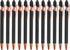 PATIKIL Ballpoint Pen with Stylus Tip, 12 Pack 2 in 1 Metal Pen, Black Ink 1.0mm Medium Point