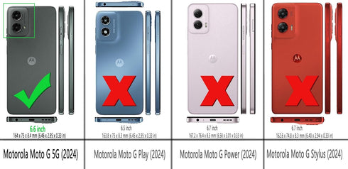 for Moto G 5G 2024 Case:Motorola G 5G 2024 Case with 2pcs Screen Protector Shock-Absorption Flexible TPU Rubber Protective Cell Phone Cover for Motorola Moto G 5G 2024(Navy Blue)