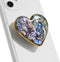 On The Grip OnTheGrip Cute Natural Seashell Design Heart Shape Collapsible Mobile Phone Grip Stand