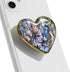 On The Grip OnTheGrip Cute Natural Seashell Design Heart Shape Collapsible Mobile Phone Grip Stand