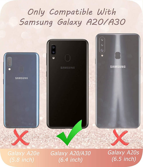 i-Blason Cosmo Series Case for Samsung Galaxy A20/A30 - Slim Full-Body Stylish Protective Case with Screen Protector