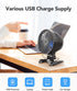 USB Desktop Small Fan - Stepless Speed Adjustment Portable Mini Fan, Quiet Powerful Airflow for Office Home