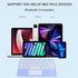 Wireless Keyboard with Touchpad, Ultra-Slim Portable Rechargeable Bluetooth Keyboard for OS Android Windows Devices