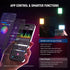 NEEWER VL67C RGB Selfie Light with APP Control, 94 LED CRI97, 2000mAh Rechargeable, Cold Shoe Mount for Camera