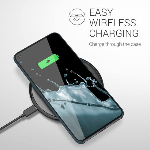 kwmobile Case for OnePlus 9 (EU/NA Version) - TPU Silicone Phone Cover with Soft Finish, Dark Slate