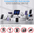 Zinalop PD20W Adapter,1 1 Universal Travel Adapter, International Power Type-C & USB-A Fast Charging Travel Charger