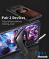 Conambo K18 Wireless Headset Bluetooth V5.1 - Hands-Free Single Ear Bluetooth Headset with Dual Mic Noise Canceling, 16