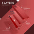 ORIbox Liquid Silicone Heavy Duty Shockproof Case for iPhone 11 Pro Max, 10 FT Military Grade Drop Protection - Red