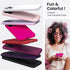 ORNARTO Slim Liquid Silicone Case for iPhone 14 Pro 6.1, Hot Pink, 3 Layers Full Covered Soft Gel Rubber Protective