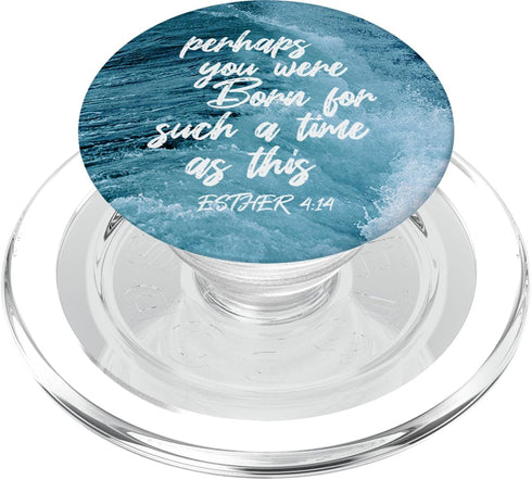 Esther 4:14 Bible Verse, Cool Religion Faith Christian Gift PopSockets PopGrip for MagSafe