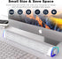 SOULION R30 Computer Speakers, USB Powered 3.5mm AUX Small Speakers with Colorful LED Lights for Desktop Laptop White