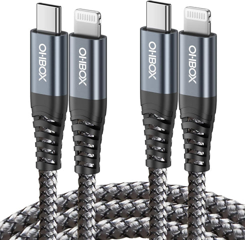 iPhone Fast Charger 10FT 2Pack, USB C to Lightning Cable for iPhone, 10Foot Long USBC iPhone Charger Compatible with