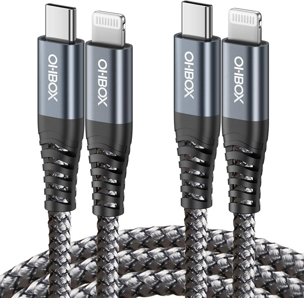 iPhone Fast Charger 10FT 2Pack, USB C to Lightning Cable for iPhone, 10Foot Long USBC iPhone Charger Compatible with