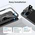 OMOTON 3+2 Pack for Google Pixel 8a: 3 Tempered Glass Screen Protectors & 2 Camera Lens Protectors, 9H Hardness, Case