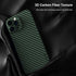 memumi Slim Case for iPhone 13 Pro Max, 0.3 mm Matte Carbon Fiber Pattern, Ultra Thin Scratch Resistant Green