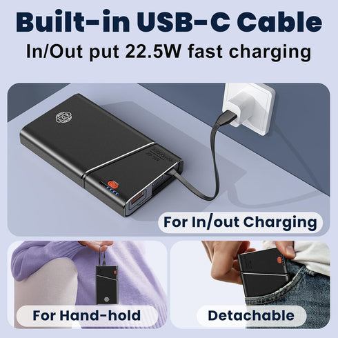 Kesguar 20000mAh, 22.5W 3.0+QC 4.0 17 16 15 14, 13 Portable Charger PD Super Fast Charging Power Bank, Cooler Aerospace