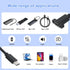 FdcLixuvol 3.1Panel 10gbps (30cm/1ft) USB Type C Male to Female Cable, USB Type C Mount Adapter Cable Panel Mount