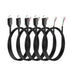 YAODHAOD Micro USB Male 4 Pin Bare Wire, 5V 2A Micro USB Pigtail Power Cable for DIY Replacement Repair (5PCS)
