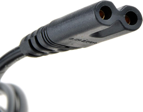 Digipartspower 2-Prong 8 Wire AC Power Cord Charger Cable Lead for Pioneer DVD DVR Flat Fig