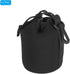 PATIKIL Camera Lens Bag, 2 Pcs 3.3" ID x 5.5" H Drawstring Pouch with Thick Neoprene, Lens Case for DSLR