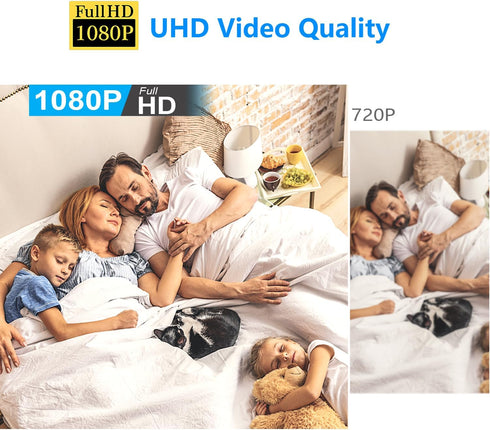 New Smallest Wireless WiFi Camera, HD1080P Security Camera, Portable Smart Home Baby Monitor with Video Recording Live
