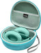 Headphone Case for Beats Studio Pro/Solo 4/3/2 and TOZO HT2 On-Ear Bluetooth Headphones - Peacock Green
