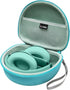 Headphone Case for Beats Studio Pro/Solo 4/3/2 and TOZO HT2 On-Ear Bluetooth Headphones - Peacock Green