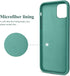 OTOFLY for iPhone 11 Case, Slim Shockproof Protective Cover, Anti-Fingerprint, Anti-Scratch, Pine Green
