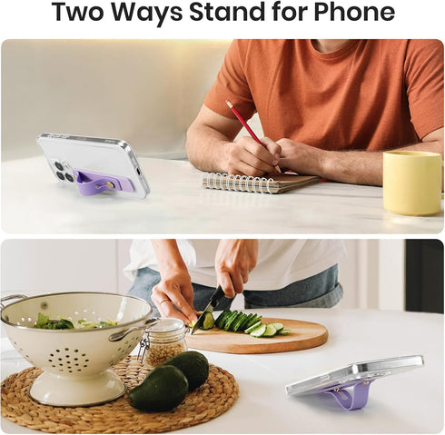 CoBak Hand Strap Holder for Kindle/Tablet - Lightweight TPU One-Handed Grip with Strong Stick, Stand for Phone