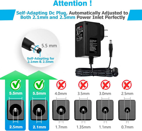 CHANZON 12V 1A 12W Power Supply AC DC Switching Adapter - 12 Volt 1 Amp Wall Wart Converter