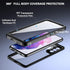 Waterproof Case for Galaxy S21 Fe 5G, Shockproof Dirtproof Snowproof Rugged Clear Cover for Snorkeling (Black)