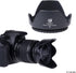2 Lens Shades: Tulip + Rubber, 1 Lens Cap, Reduces Lens Reflections, Protects Against Excess Sunlight