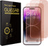 2 Pack Screen Protector for iPhone 15 Pro Max, New Red Light 9H Tempered Glass, Anti-Blue Light Protection