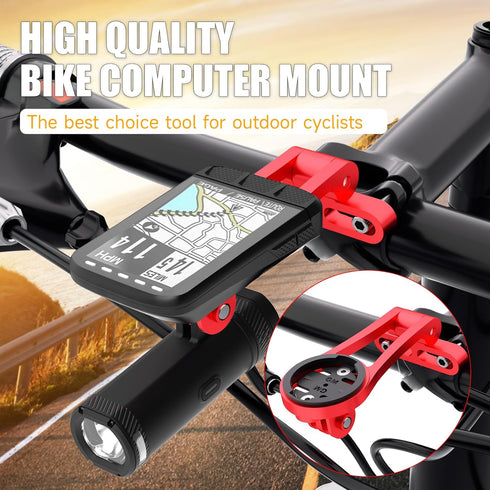 Out Front Adjustable Bicycle Mount, Bike for Garmin Extended Mountain Bike Computer, GPS Combo Accessories