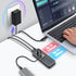 RSHTECH 7-Port Powered USB 3.2 Hub with 10Gbps USB-A 3.2, 2 USB-C 3.2, 4 USB 3.0 Ports, 3.3ft Cable