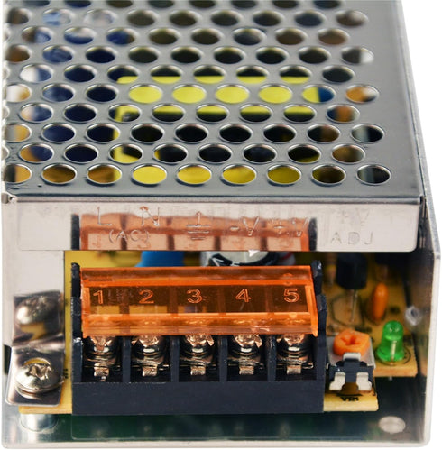 Flylin 12V 5A 60W 110 12V, Power Supply Adapter, Universal Regulated Switching Power Converter Adapter Transformer AC