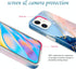 JAHOLAN Gold Glitter Sparkle Case | Compatible with iPhone 12 Mini Marble Design Clear Bumper Cover