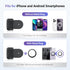 Magnetic Smartphone Shooting Holder Hand Grip with Tripod Mount & Wireless Shutter Remote for iPhone and Android