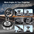 Jemey 360 16/15/14/13, Magnetic Phone Holder for Car, Rotation & Foldable, Electric Vacuum Suction Cup Mount