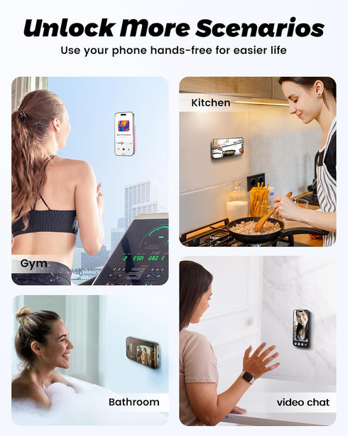 amBand Magnetic Suction Phone Grippy for MagSafe Case, Sticky Mount Holder for iPhone 12/13/14/15 Pro