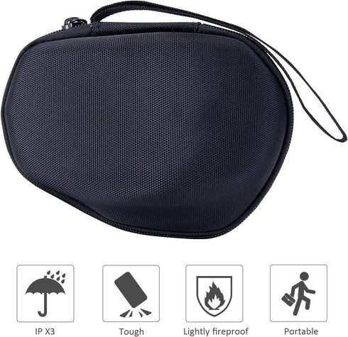 co2CREA Hard Travel Case Replacement for Logitech MX Master 2S / MX Master 3 Wireless Mouse (Black Case)