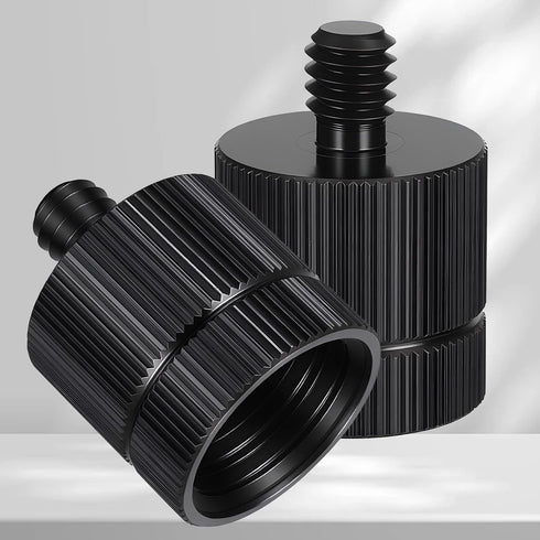 Exircy 2 5/8-11 1/4 PCS Tripod Adapter Laser Level Tripod Conversion Adapter Female to Male, Camera Tripods Adapters